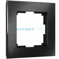 Рамка 1я, Aluminium чёрный, W0011708, Werkel