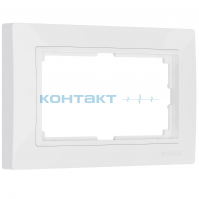 Рамка для двойной роз. Snabb, белый, W0082001, Werkel