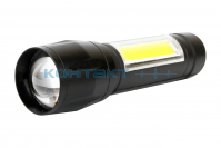 Фонарь UltraFlash Е1337, аккум., 3w, фокус, LED