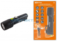 Фонарь автомоб. TDM, SQ0350-0058, 6w, 18650, магн., стропорез, USB
