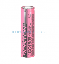 Аккум. 18650, 3,7V 1500mAh, без защиты, LGC1500