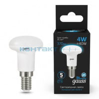 Лампа Gauss LED R39, 4W, Е14, 6500k