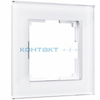 Рамка 1я, стекло Favorit белый, W0011101, Werkel