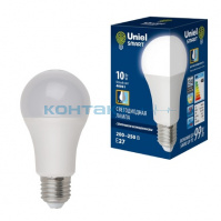 Лампа LED с датчиком освещености, A60 E27 10W, Uniel