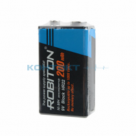 Аккум. Robiton 6F22 200mAh Ni-Mh