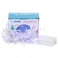 Гирлянда LED Нить  6,5м 50LED синий, Kосмос