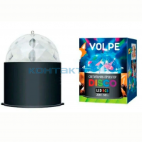 Диско-проектор, 3W d10см, RGB, Volpe ULI-Q302