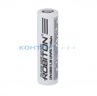 Аккум. 18650, 3,2V 1100mAh, LiFe, Robiton