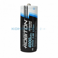 Аккум. 26650, 3,7V 4000mAh, с защитой