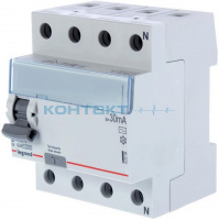 УЗО 4Р 40А 30mA (AC), Legrand