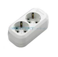 Колодка  удлинителя 2гн c/з, MGP111, Makel