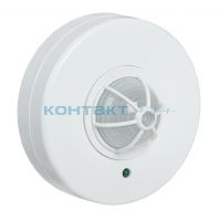 Датчик движения ДД 024 белый, 360гр, 6м 1100W IP33, IEK