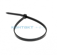 Хомут кабельный 300х4,8мм/уп (100шт) черный