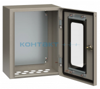 ЩМП-1-0, IP54 прозрачная дверца (395x310x220), IEK