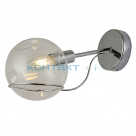 Бра SLE102501-01, E14 40W, хром прозрачный, Evoluce