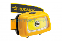 Фонарь КОСМОС налобный Н3WDS-COB, 3W + 1W