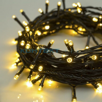 Гирлянда LED наруж. Нить 15м, 200л. теплый, Ecola